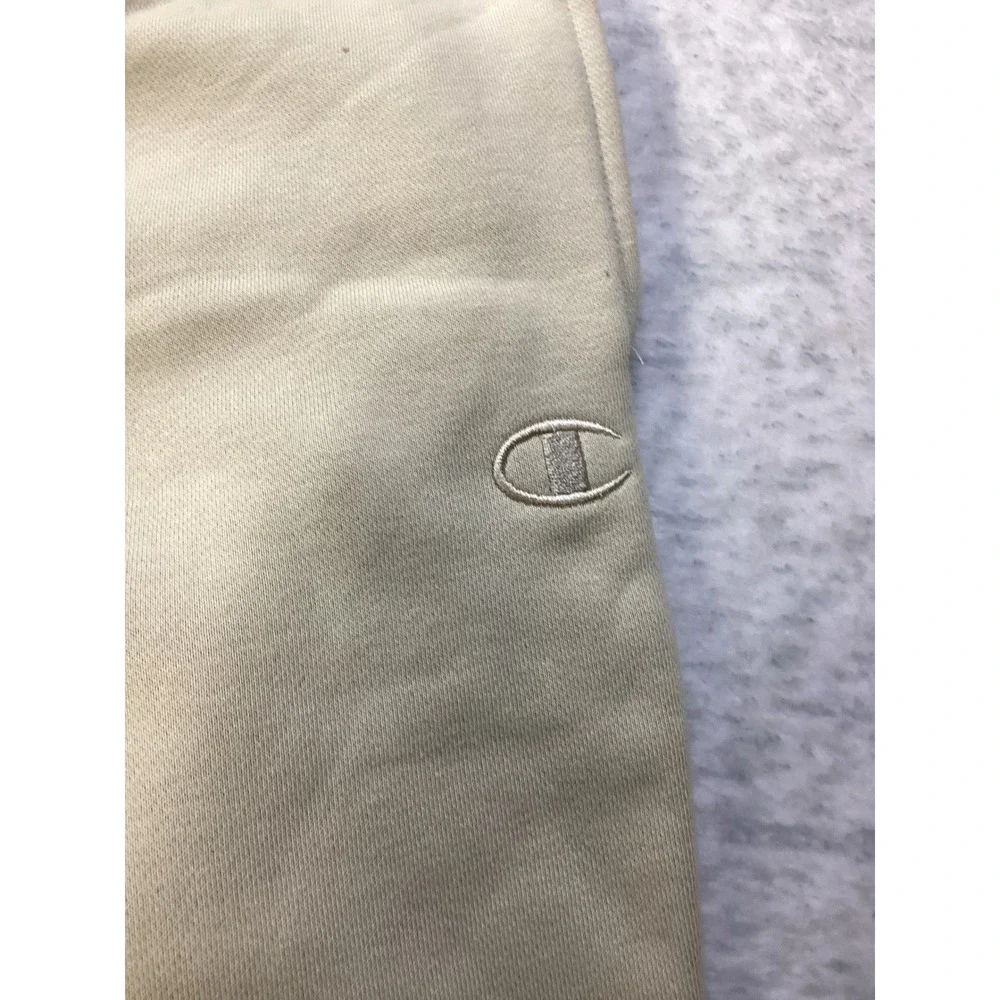 Champion Mens Fleece‎ Jogger Sweatpants Beige Tan Small NWT P0071110968
